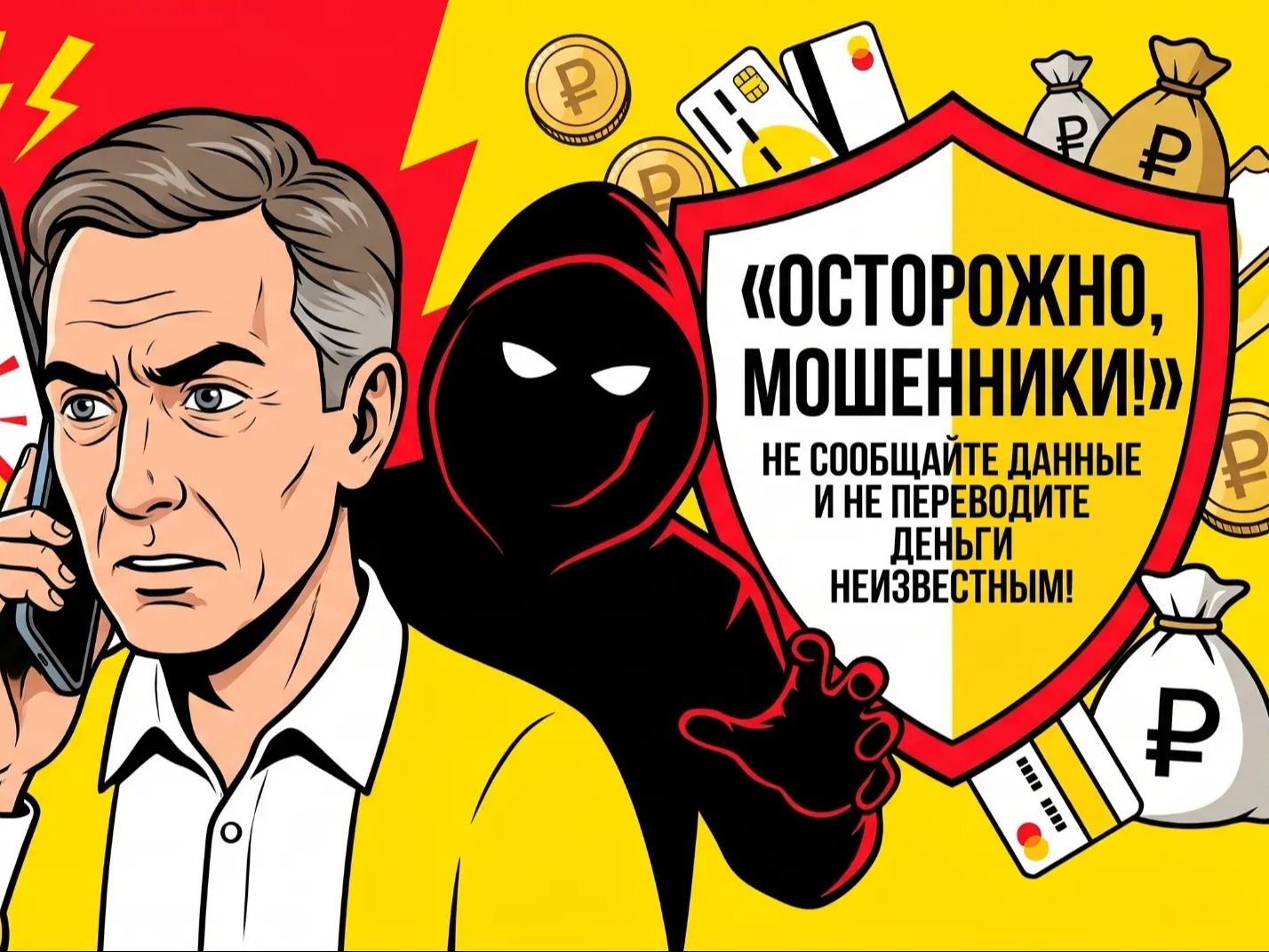 Будьте бдительны и осторожны..